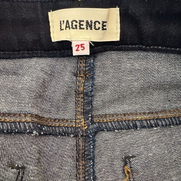 L’AGENCE dark blue/black jeans size 25 - Picture 2 of 4